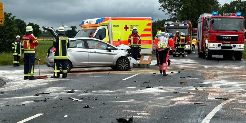 FW-ROW: Schwerer Verkehrsunfall auf K139 - Foto: presseportal.de