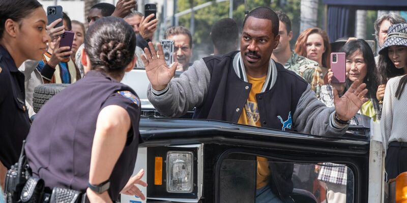 Drei Jahrzehnte nach seinem bislang letzten Einsatz als Detective Axel Foley kehrt Eddie Murphy beim Streamingdienst Netfilx im vierten Teil der Actionkomödie «Beverly Hills Cop» zurück. - Foto: Melinda Sue Gordon/Netflix/dpa