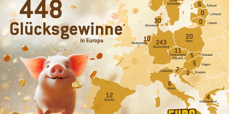 Drei 120-Millionen-Jackpots in sechs Monaten / Gewinner-Bilanz von Eurojackpot für das erste Halbjahr 2024 - Foto: presseportal.de