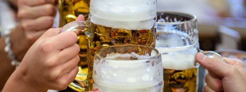 Das Wiesnbier wird eigens für das Volksfest gebraut und ist mit etwa sechs Prozent Alkoholgehalt besonders stark. (Archivbild) - Foto: Matthias Balk/dpa