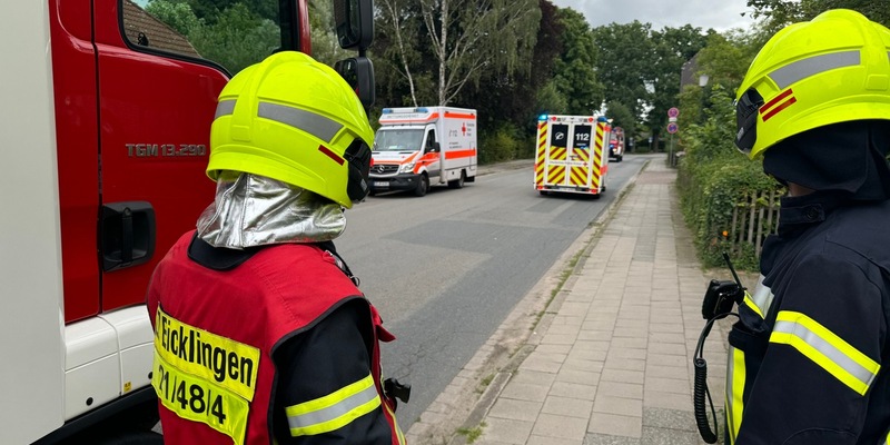 FW Flotwedel: Vermeintlicher Verkehrsunfall auf der Hauptstraße in Wienhausen - Foto: presseportal.de