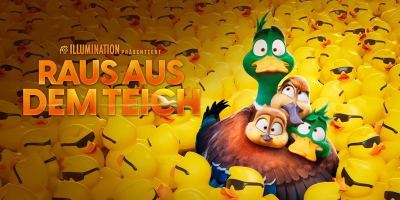 Der Kinohit Raus aus dem Teich ab Donnerstag bei Sky und WOW - Foto: presseportal.de