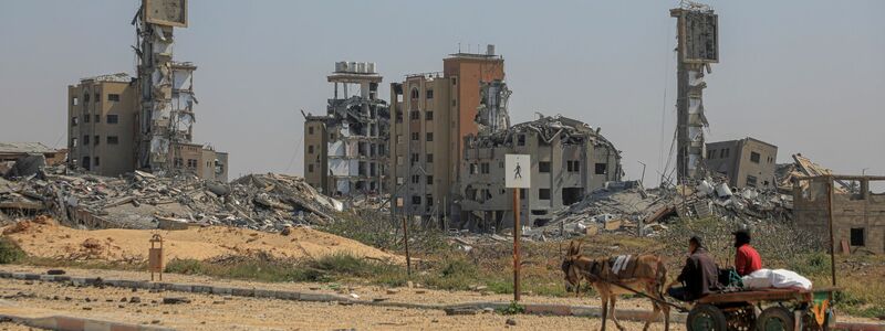 Zeltlager für Vertriebene im Gazastreifen. (Archivbild) - Foto: Rizek Abdeljawad/XinHua/dpa