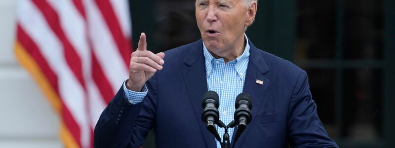 Biden versichert: «Ich gehe nirgendwo hin.» - Foto: Susan Walsh/AP