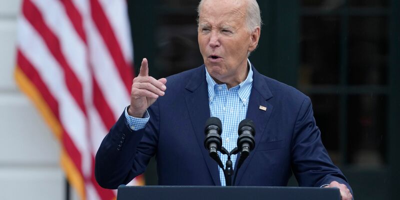 Biden versichtert: «Ich gehe nirgendwo hin.» - Foto: Susan Walsh/AP