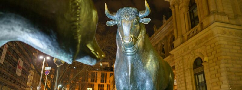 An der Börse sind die Bullen los: Der Dax steht erstmals in seiner Geschichte über 20.000 Punkten. (Archivbild) - Foto: Frank Rumpenhorst/dpa