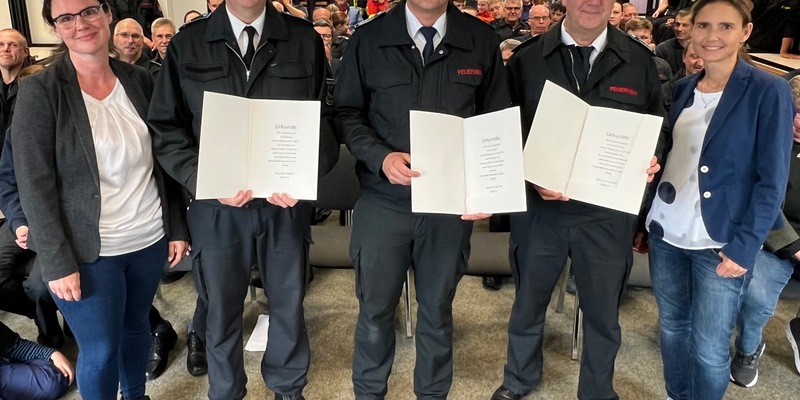 FW-HAAN: Neue Leitung der Feuerwehr Haan ernannt - Foto: presseportal.de