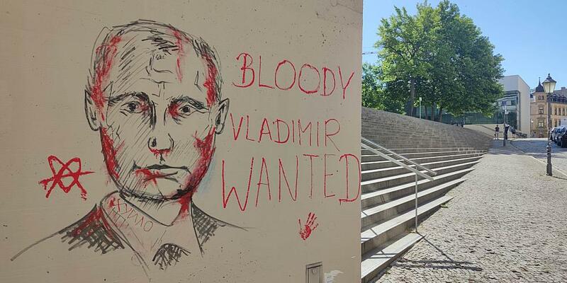 Anti-Putin-Graffiti (Archiv) - Foto: über dts Nachrichtenagentur