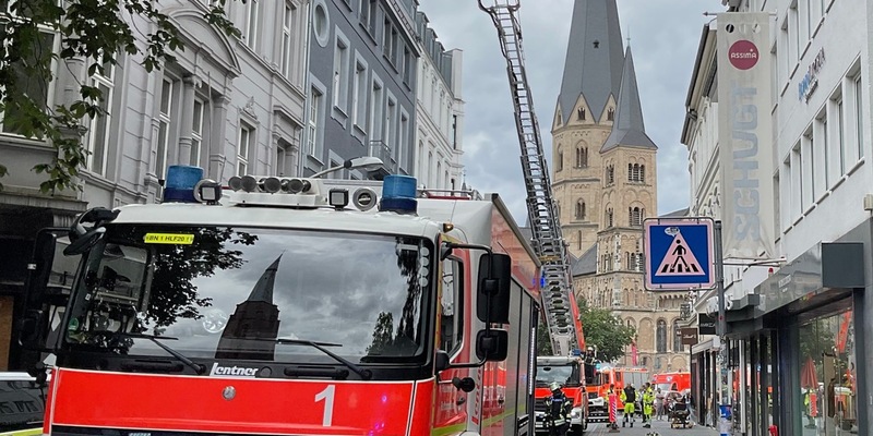 FW-BN: Aufmerksamer Nachbar alarmiert die Feuerwehr zu Küchenbrand - Foto: presseportal.de