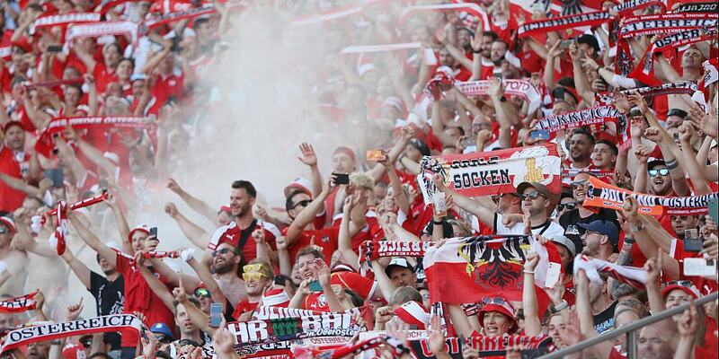 Österreichische Fans bei der Fußball-EM 2024 - Foto: über dts Nachrichtenagentur