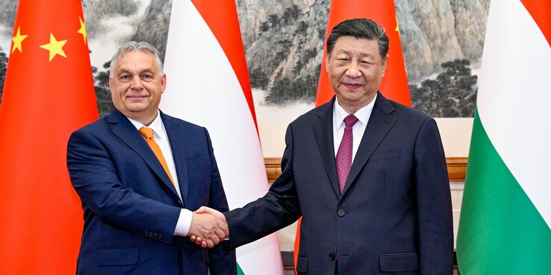 Ungarns Ministerpräsident Viktor Orban steht in der Kritik nach Besuchen in Moskau und Peking - Foto: Li Xueren/XinHua/dpa