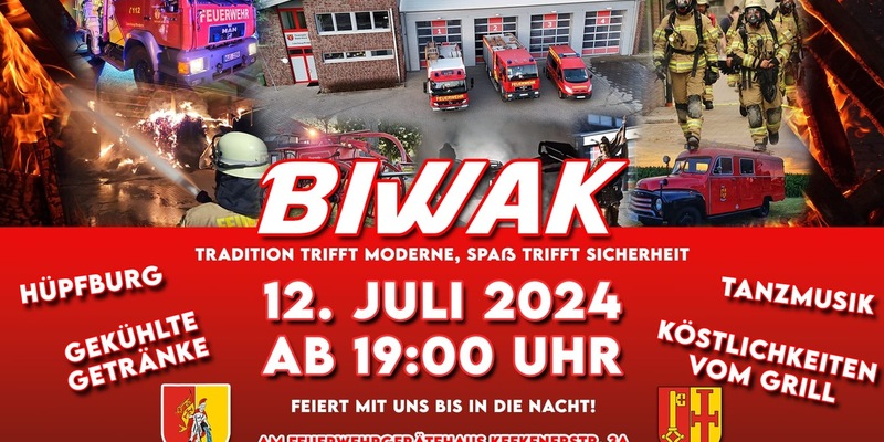 FW-KLE: Der Löschzug Rindern lädt zum Biwak ein - Foto: presseportal.de