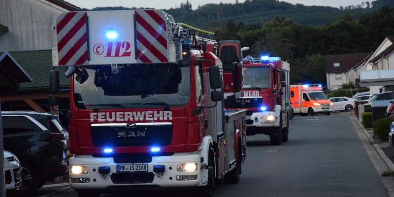 FW-MK: Gartenlaube im Vollbrand - Foto: presseportal.de