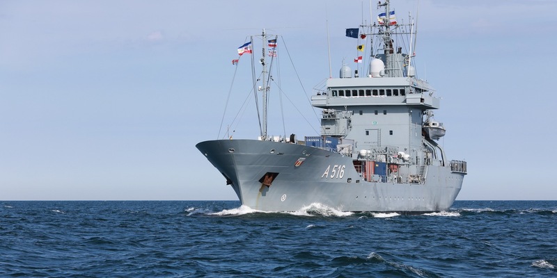 Über 6 Monate und 15.000 Seemeilen - Tender Donau kommt zurück nach Kiel - Foto: presseportal.de