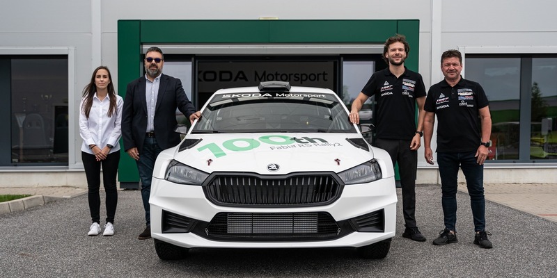 Škoda Motorsport liefert hundertstes Exemplar des international erfolgreichen Fabia RS Rally2 aus - Foto: presseportal.de