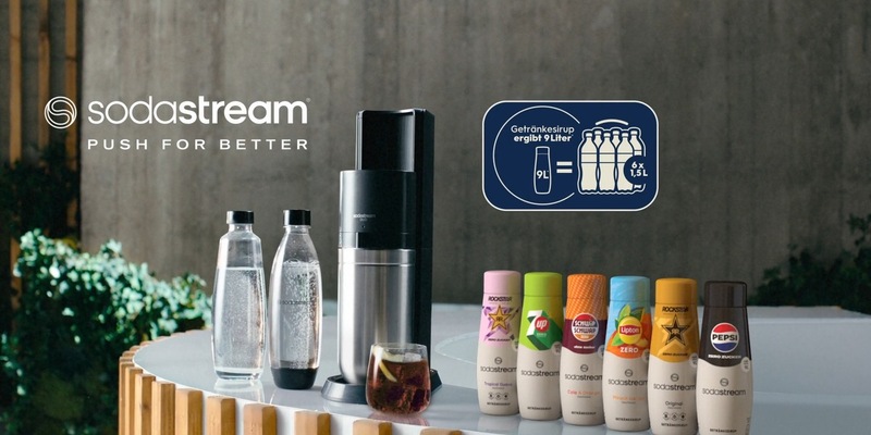 SodaStream Deutschland startet zum Sommer durch: Starkes Wachstum, hoher Werbedruck, neue Sirup-Strategie und / konsequente Stärkung der Handelspartner - Foto: presseportal.de