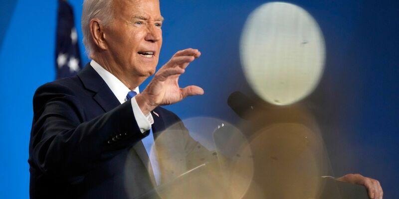 «Ich bekomme überwältigende Unterstützung», sagt Biden. - Foto: Jacquelyn Martin/AP/dpa