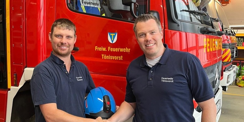 FW Tönisvorst: Weiterbildung zur Führungskraft - Patrick Loyen ist neuer Gruppenführer bei der Feuerwehr Tönisvorst - Foto: presseportal.de