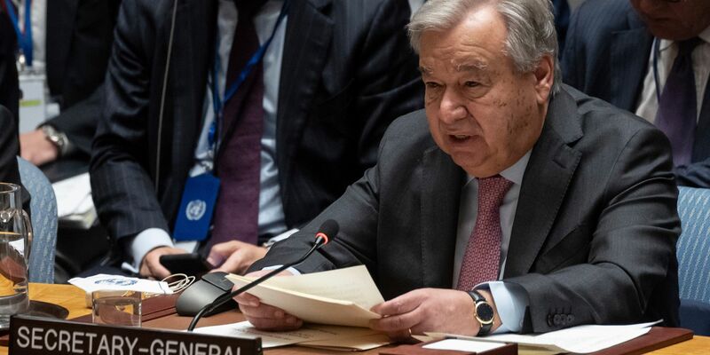 Guterres fordert seit Monaten mehr Unterstützung für die Menschen in Palästina. - Foto: Yuki Iwamura/AP/dpa