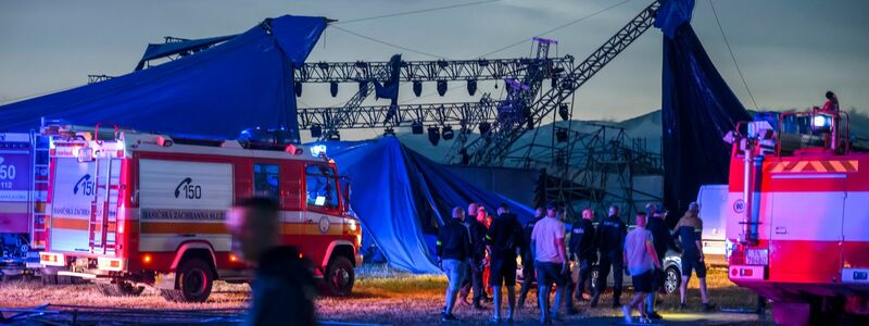 Ein Sturm hat ein ausgelassenes Open-Air-Festival in der Slowakei abrupt unterbrochen. - Foto: Jaroslav Novák/TASR/dpa