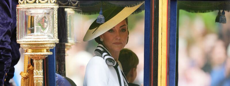 Kates erster Auftritt nach langer Pause: die Parade Trooping the Colour. (Archivbild) - Foto: James Manning/PA/dpa