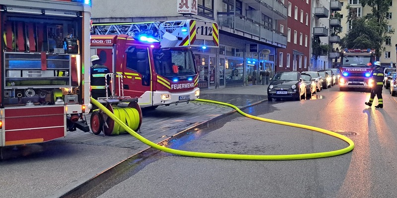 FW-M: Brand einer Elektroanlage (Maxvorstadt) - Foto: presseportal.de