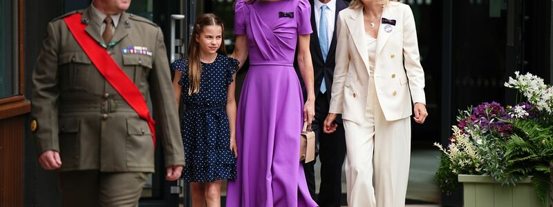 Kate und Charlotte treffen unter anderem Emma Raducanu. - Foto: Aaron Chown/PA Wire/dpa