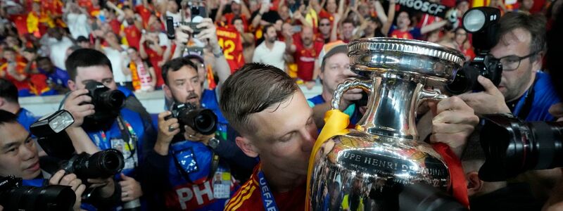 RB Leipzigs Dani Olmo war einer der besten Spieler des Turniers. - Foto: Matthias Schrader/AP