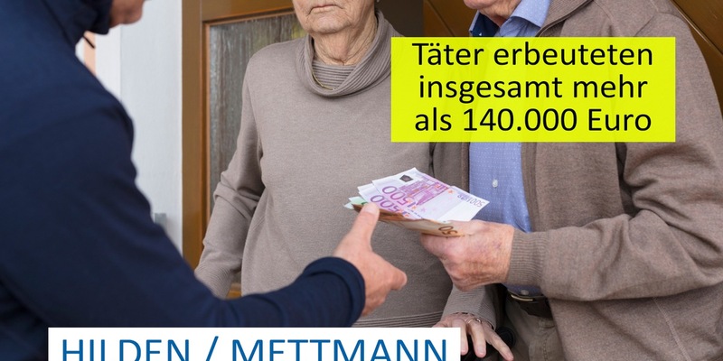 POL-ME: Schockanruf und Falsche Polizeibeamte: Seniorinnen werden Opfer von Trickbetrügern - Hoher Schaden - Mettmann / Hilden - 2407059 - Foto: presseportal.de