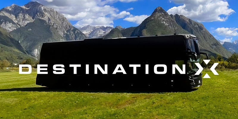 Wo bin ich? Tina Ruland, Ekaterina Leonova und Andreas Elsholz machen in der neuen ProSieben-Show Destination X einen Blind-Roadtrip durch Europa - Foto: Joyn, presseportal.de