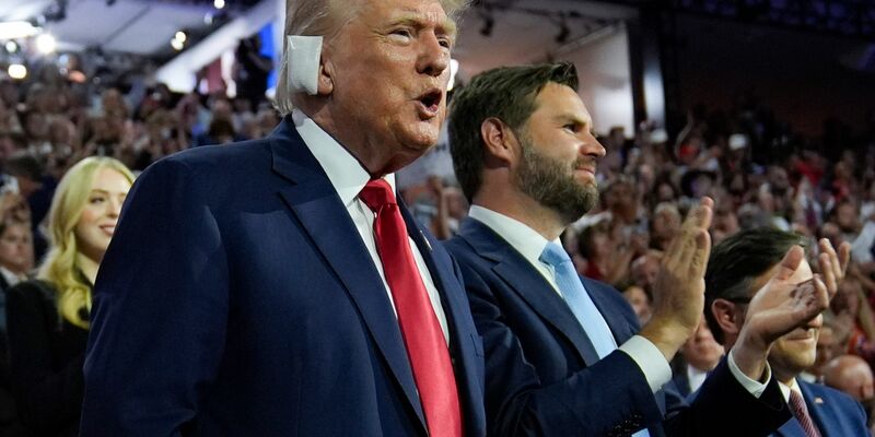 Trumps Sohn: «Am 5. November werden wir mit unserer Stimme kämpfen.» - Foto: Evan Vucci/AP/dpa