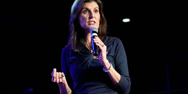 Nikki Haley: «Ich bin heute Abend hier, weil wir ein Land zu retten haben» - Foto: Tony Gutierrez/AP/dpa