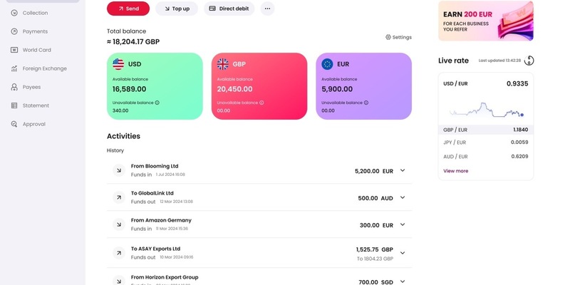 World Account von WorldFirst unterstützt den deutschen Mittelstand im globalen Handel mit KI-gestützten, grenzübergreifenden Zahlungen - Foto: presseportal.de