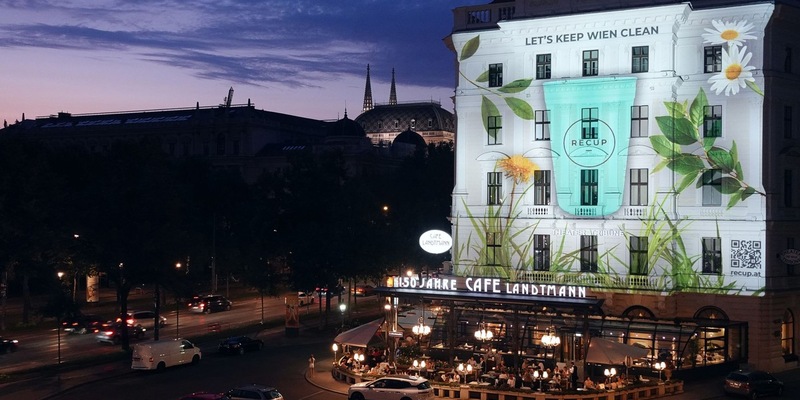 Mehrweganbieter RECUP knüpft sich Wiens Verpackungsmüll vor und startet Let's keep Wien clean-Kampagne - Foto: presseportal.de