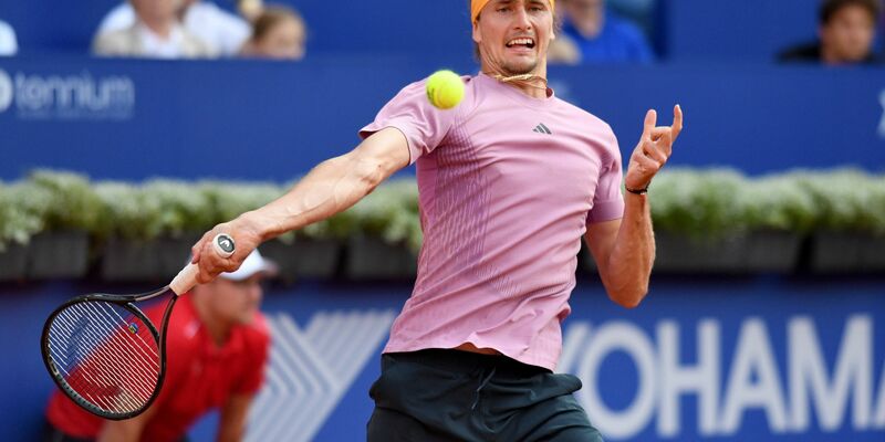 Alexander Zverev ist erneut in das Finale in Hamburg gestürmt. - Foto: Michael Schwartz/dpa