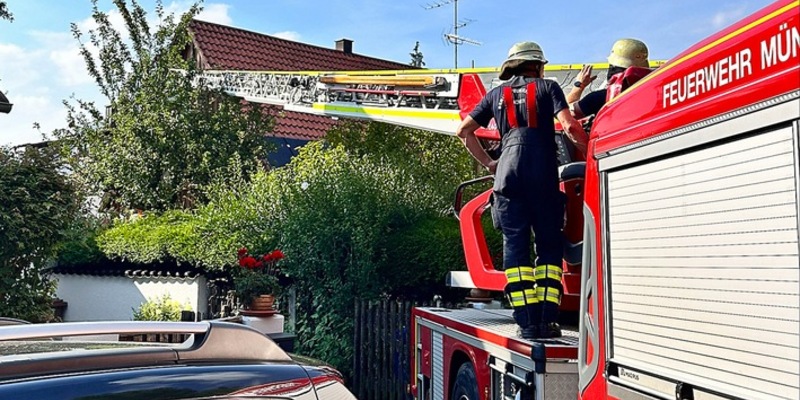 FW-M: Ein Verletzter nach Zimmerbrand (Forstenried) - Foto: presseportal.de
