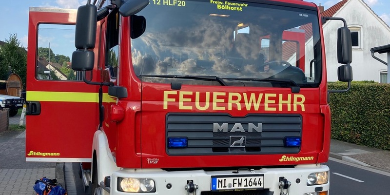 FW Minden: Zimmerbrand im Obergeschoss schnell gelöscht - Foto: presseportal.de