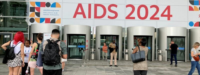 Die Welt-Aids-Konferenz 2024 wird am Montag in München eröffnet. Es werden mehr als 10.000 Teilnehmer erwartet. - Foto: Sabine Dobel/dpa