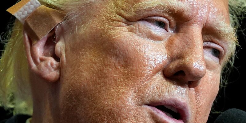 Trump ist nicht begeistert über Bidens Rückzug. (Archivbild) - Foto: Evan Vucci/AP/dpa