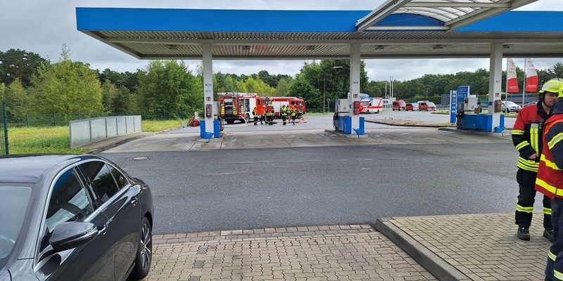 FW-ROW: Gasaustritt auf Rastanlage - Foto: presseportal.de