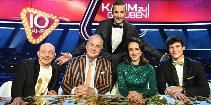 Rateshow Kaum zu glauben! hat 10-jähriges Jubiläum - XXL-Ausgabe und Dokumentation mit Kai Pflaume - Foto: presseportal.de