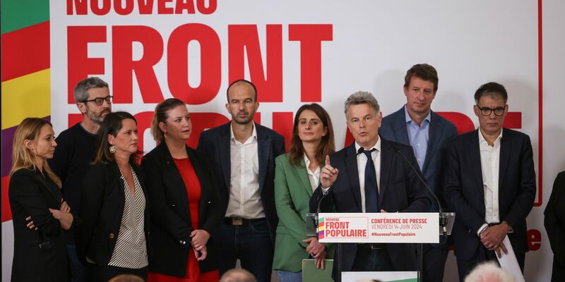 Frankreichs Linksbündnis will die Beamtin Castets als neue Regierungschefin sehen. (Archivbild) - Foto: Thomas Padilla/AP/dpa