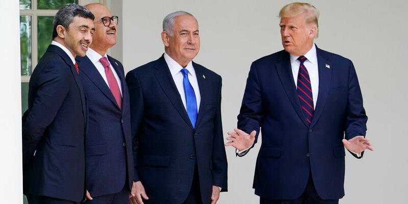 Der republikanische Präsidentschaftsbewerber Trump will Netanjahu empfangen. (Archivbild) - Foto: Alex Brandon/AP/dpa