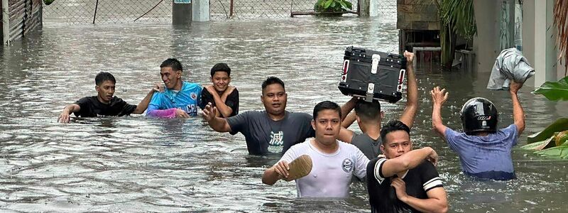 Die Taifunsaison ist in vollem Gange. - Foto: Joeal Capulitan/AP