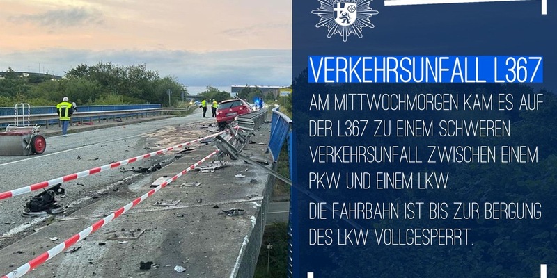 POL-PPWP: Autofahrer bei Kollision tödlich verletzt - Foto: presseportal.de