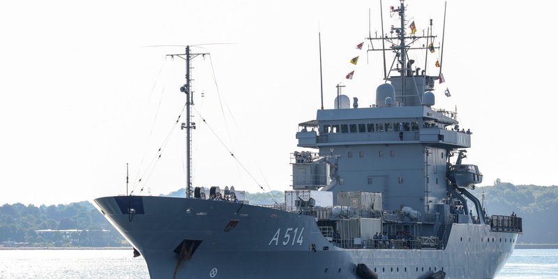 Tender Werra läuft zum NATO-Verband aus - Foto: presseportal.de