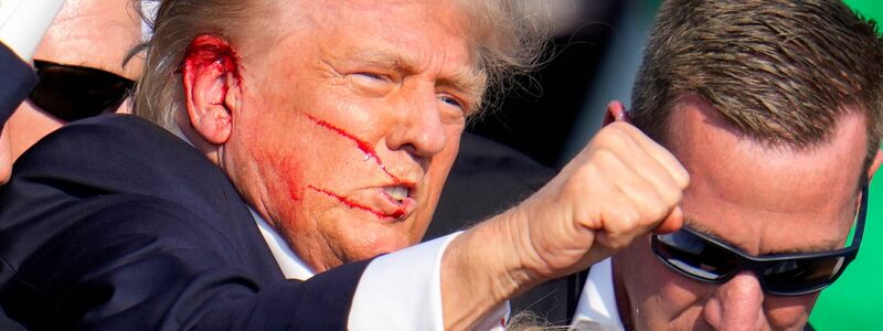 Der frühere US-Präsident Trump wurde bei dem Attentat verletzt. (Archivbild) - Foto: Gene J. Puskar/AP