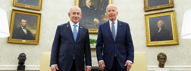 Das Verhältnis zwischen Biden und Netanjahu ist angespannt.  - Foto: Susan Walsh/AP/dpa