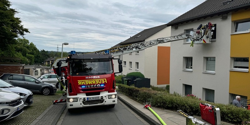 FW-EN: Rauchmelder löste gleich doppelt Alarm aus - Einsatz in der Straße Am Nierkamp - Foto: presseportal.de