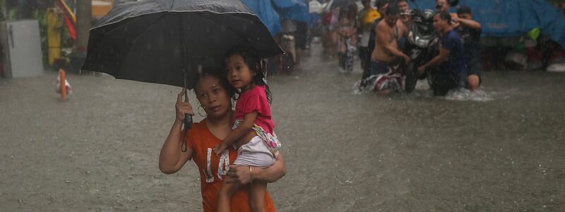 In Manila standen die Wassermassen teilweise meterhoch. - Foto: Basilio Sepe/ZUMA Press Wire/dpa